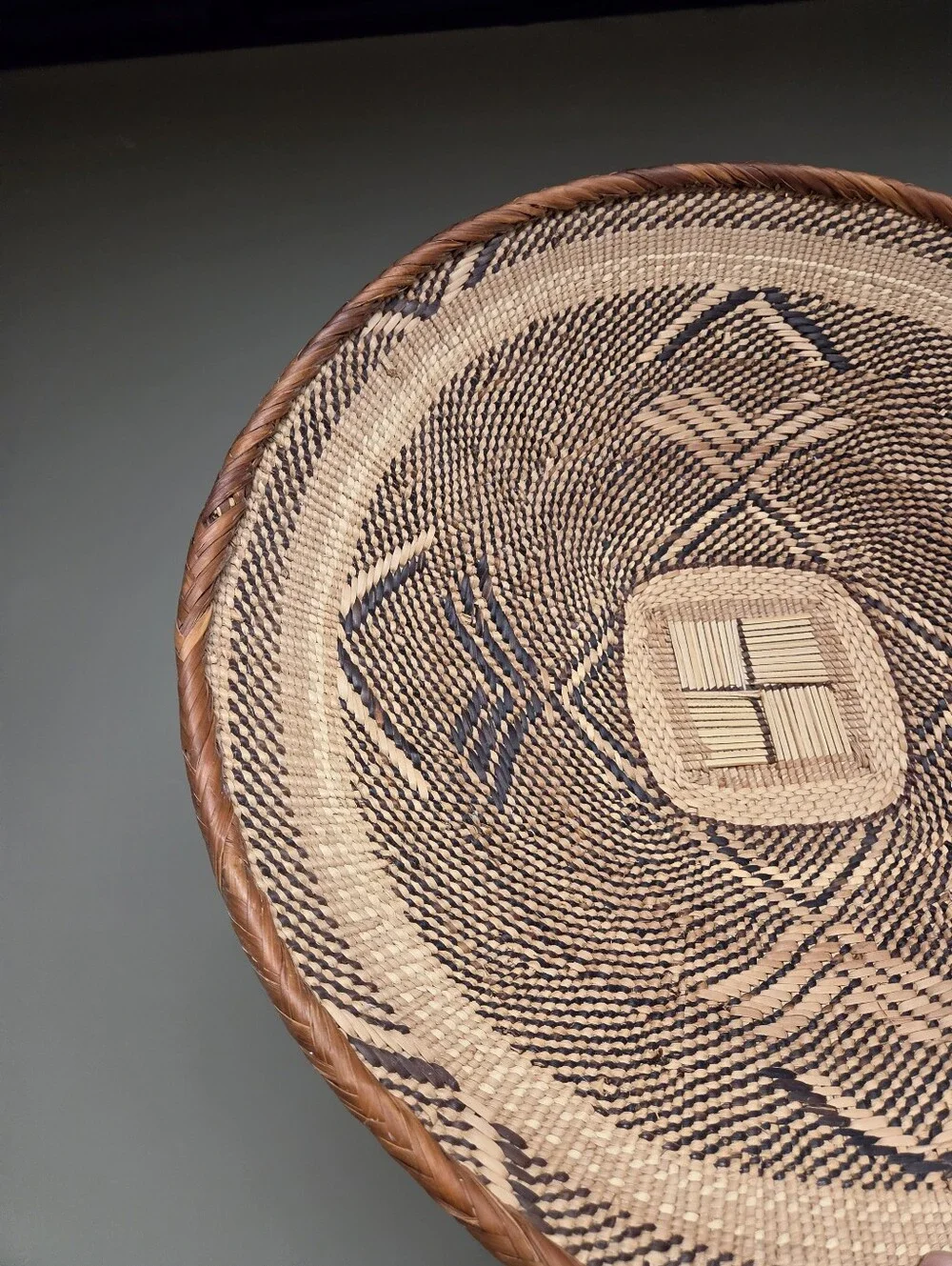 Vintage Tonga Binga Basket Zimbabwe 18.5